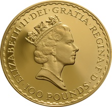 1995 Proof Britannia Gold 4-Coin Boxed Set