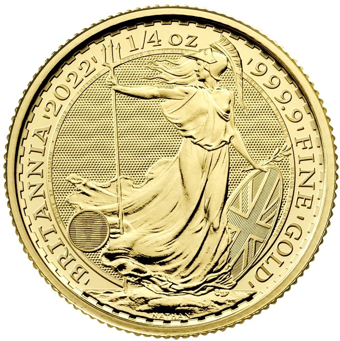 2022 1/4oz Gold Britannia Coin