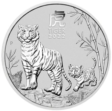 2022 Year of the Tiger Silver Coin 1kg Perth Mint Australian Lunar Series