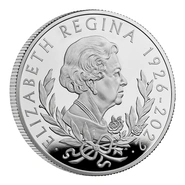 2022 Her Majesty Queen Elizabeth II 1oz Proof Silver Coin Boxed