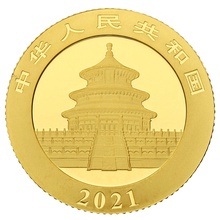 2021 3g Gold Chinese Panda Coin