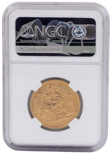 1893 £2 Coin Gold Double Sovereign Victoria Veiled Head NGC MS61