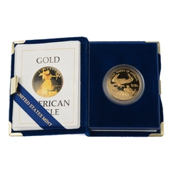 1986 Proof American Eagle Gold Coin 1oz MCMLXXXVI Boxed
