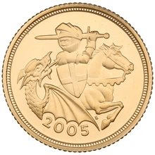 2005 Gold Proof Sovereign Three Coin Set
