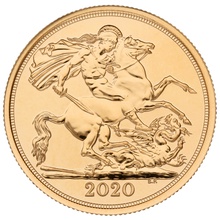 2020 £2 Two Pound Gold Coin (Double Sovereign)