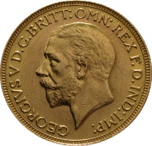 1929 Gold Sovereign - King George V - SA