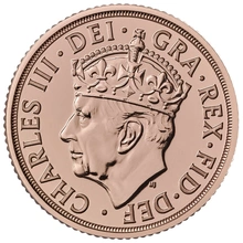 Gold Sovereign King Charles III