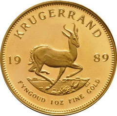 1989 Proof Krugerrand Gold Coin 1oz