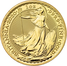 2020 One Ounce Britannia Gold Coin PCGS MS70