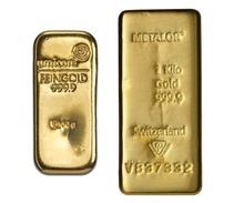 1KG Gold Bars Best Value | BullionByPost® - From 55 761 €