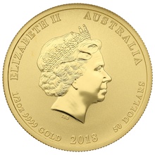 2018 Perth Mint Half Ounce Year of the Dog Gold Coin