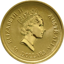 1994 Half Ounce Gold Australian Nugget