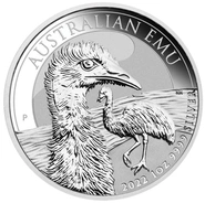 2022 Australian Emu Silver Coin 1oz