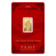 5g Gold Bar 2025 Year of the Snake PAMP