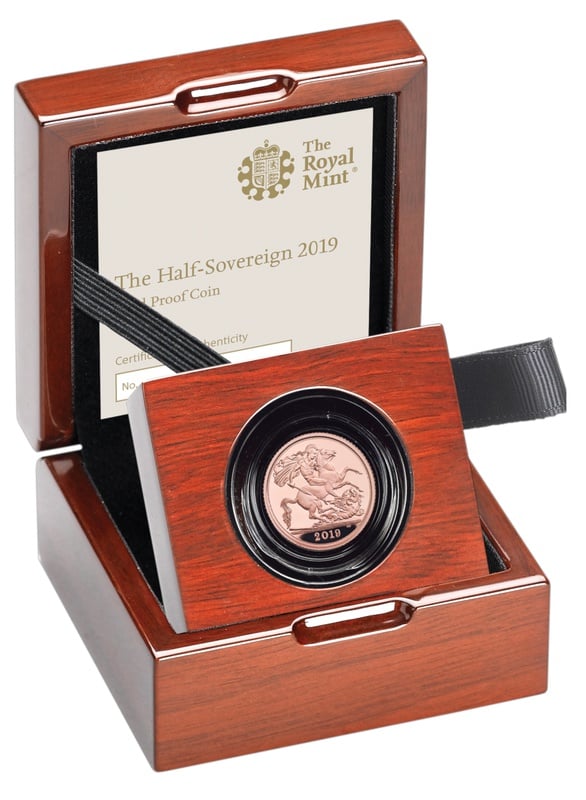 Gold Proof 2019 Half Sovereign Boxed