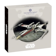 2024 Proof 1oz Star Wars Silver Coin X-Wing Boxed