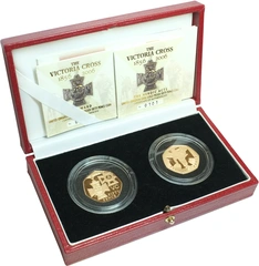 2006 Proof 50p Gold Coin Victoria Cross (2 coin) Boxed