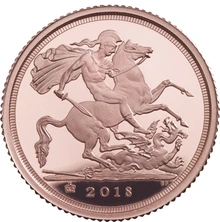 2018 Proof Quarter Sovereign Boxed
