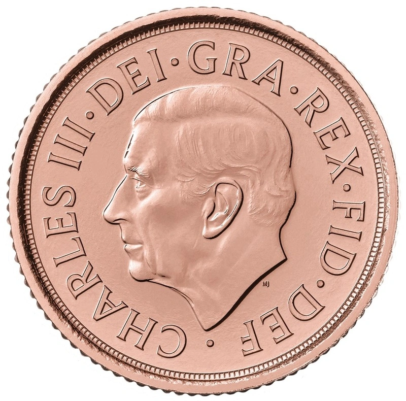 Gold Half Sovereign King Charles III