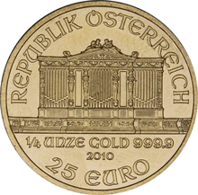 2010 Quarter Ounce Gold Austrian Philharmonic