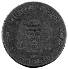 2021 5oz Anubis Egyptian Relics Silver Coin