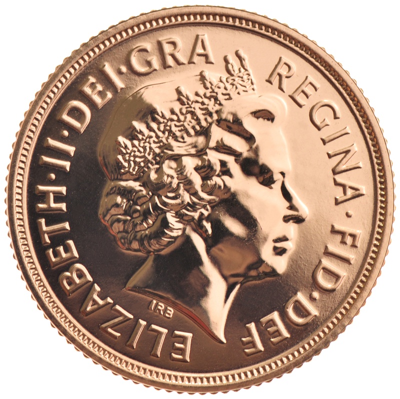 2013 Gold Sovereign - Elizabeth II Fourth Head