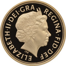 2013 - Gold £5 Proof Coin (Quintuple Sovereign)