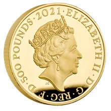 2021 Music Legends The Who - 5oz Proof Gold Coin Boxed