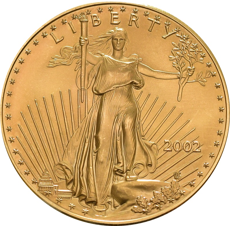 2002 1oz American Eagle Gold Coin