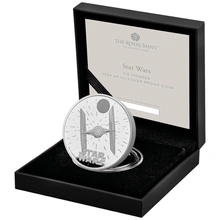 2024 Proof 1oz Star Wars Silver Coin TIE Fighter Boxed