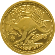 2016 Quarter Ounce Gold Australian Nugget SE Proof