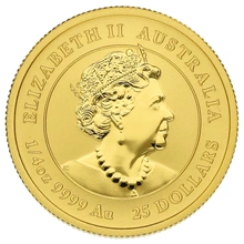 2021 Year of the Ox Gold Coin 1/4oz Perth Mint Australian Lunar Series