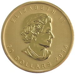 2014 Canadian Maple Leaf Gold Coin 1oz