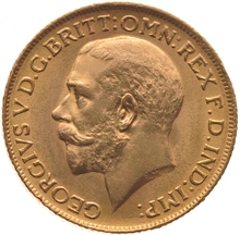 1924 Gold Sovereign - King George V - S