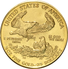 1986 Half Ounce Eagle Gold Coin