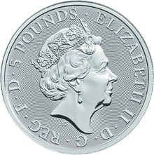2018 2oz Unicorn of Scotland Silver Coin Queen's Beasts