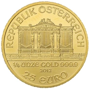 2012 1/4oz Austrian Gold Philharmonic Coin