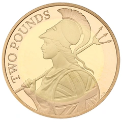2015 Proof £2 Coin Gold Double Sovereign Definitive Britannia