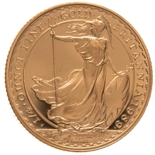 1989 Proof 1/4oz Gold Britannia Coin