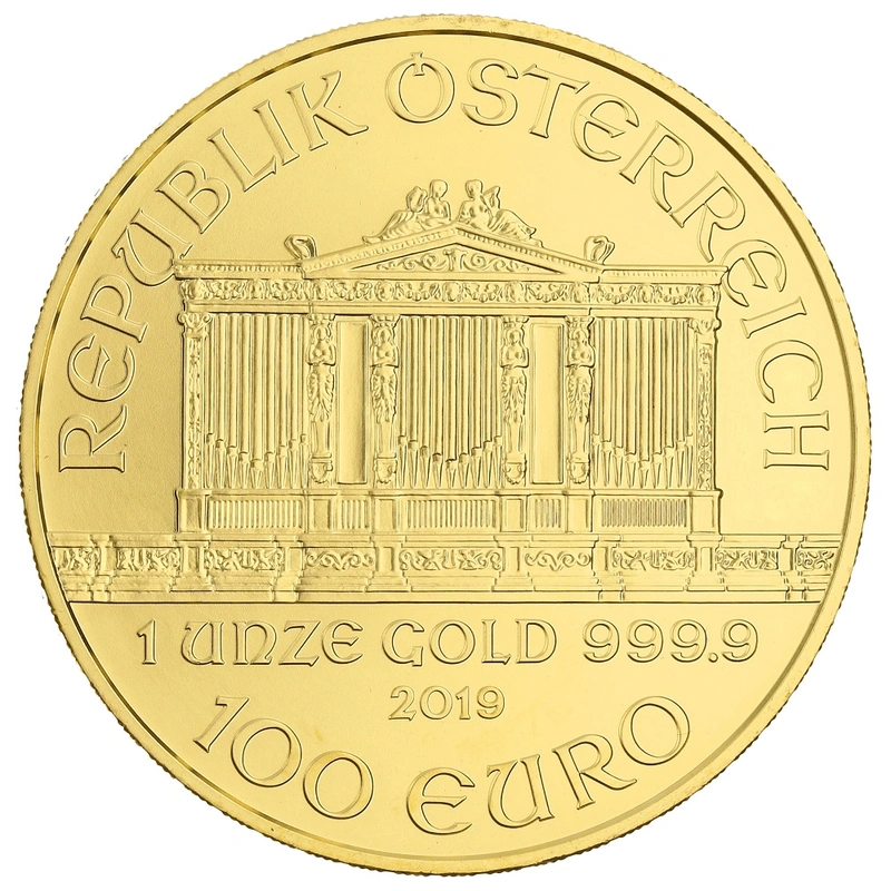 2019 Austrian Gold Philharmonic Coin 1oz