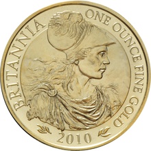 2010 Proof Britannia Gold 4-Coin Boxed Set
