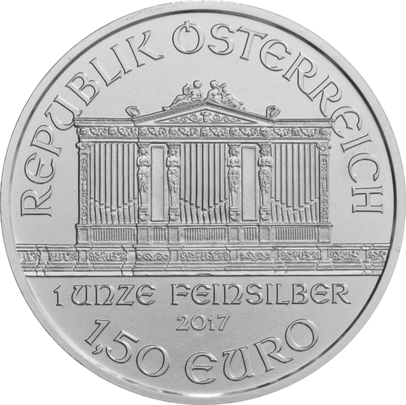 2017 1oz Austrian Philharmonic Silver Coin
