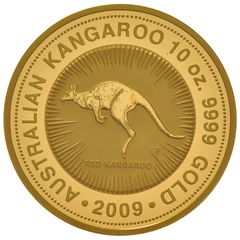 2009 10oz Australian Kangaroo Gold Nugget Coin