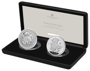 2024 Seymour Unicorn - Tudor Beasts Silver Proof Two Coin Set Boxed
