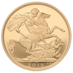 2015 Proof £2 Coin Gold Double Sovereign