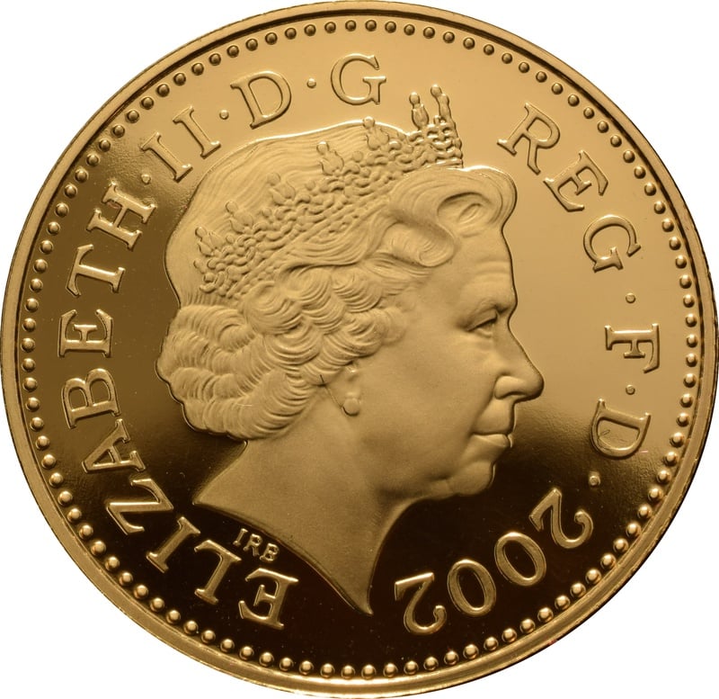 Gold Ten Pence Piece