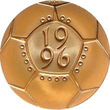 1996 £2 Celebration of Football Proof Gold Coin (Double Sovereign)