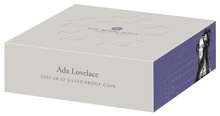 2023 - Ada Lovelace Silver £2 Proof Coin Boxed