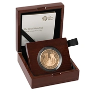 2018 - Gold £5 Proof Crown, The Royal Wedding Boxed
