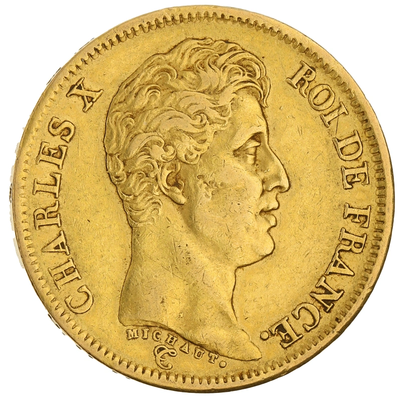 40 French Francs Charles X 1824-1830